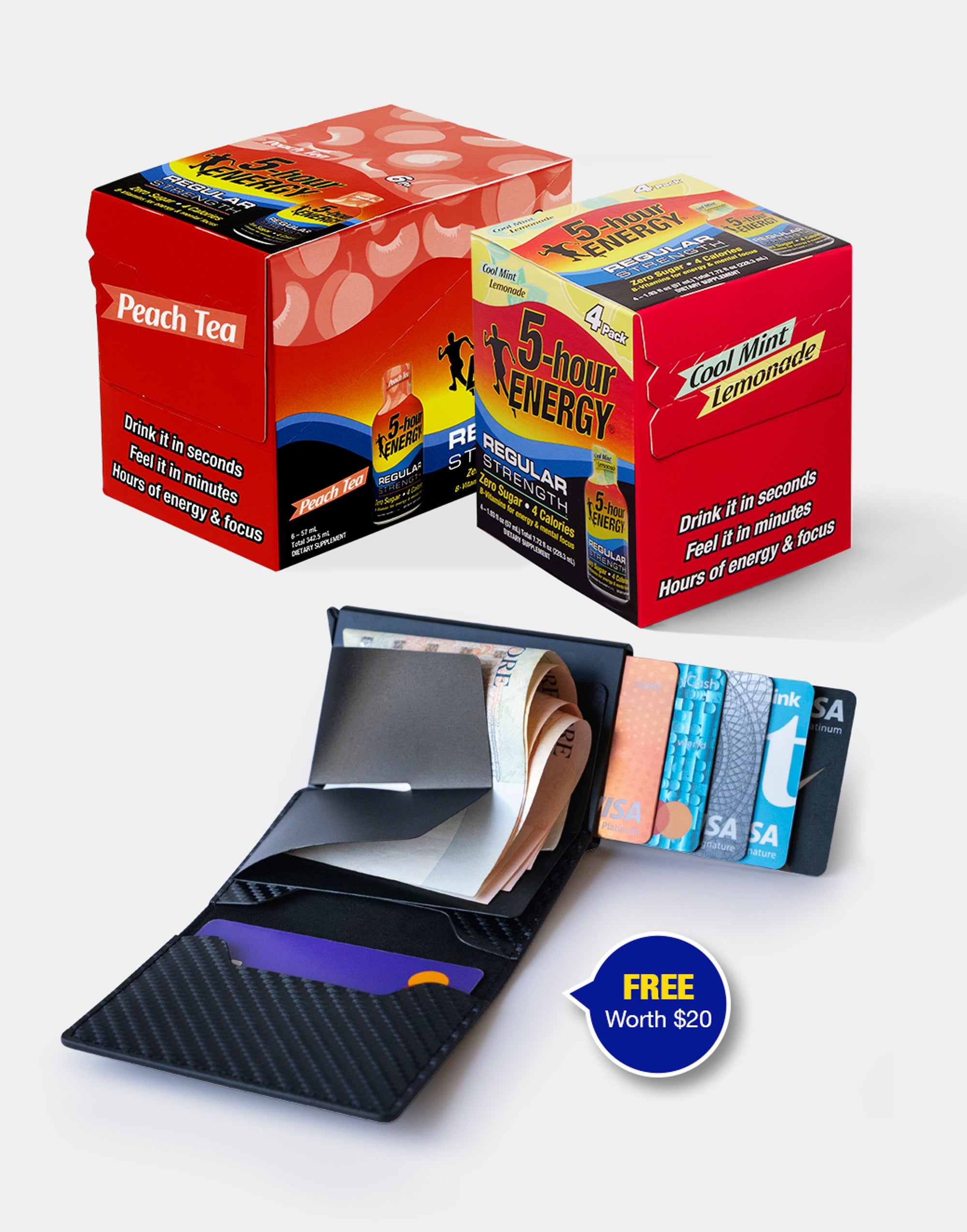 Back-to-Work Essential: Free RFID Carbon Fibre Card Holder with Purchase