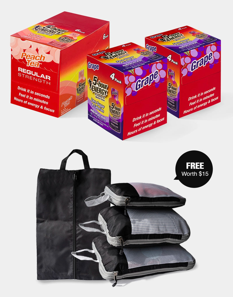 Score at Work: Free Compression Cubes & Shoe Bag Set