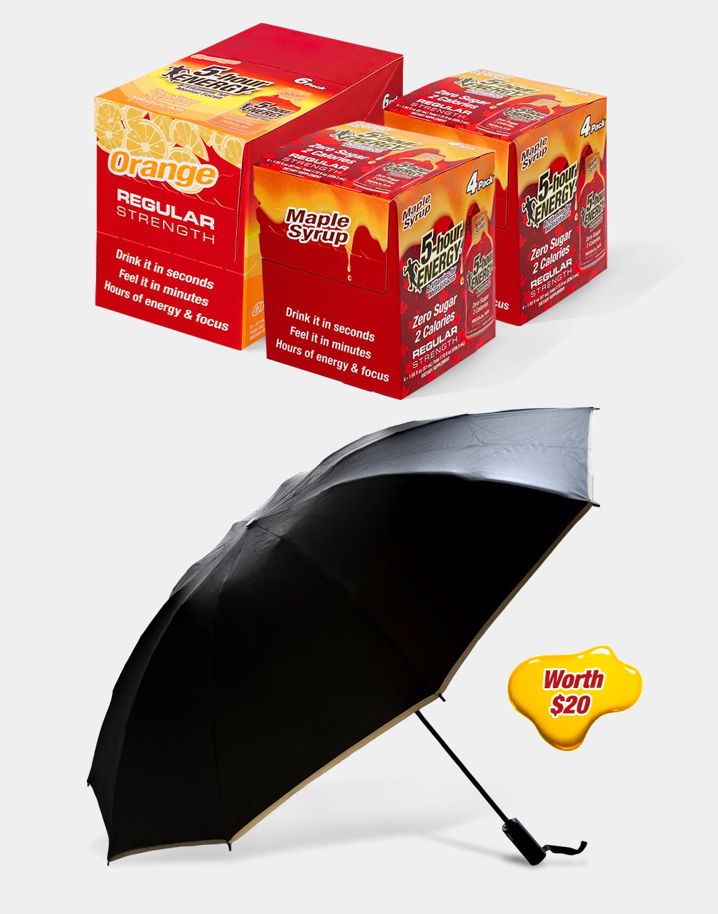 Maple Syrup Exclusives: Free Inverted Umbrella