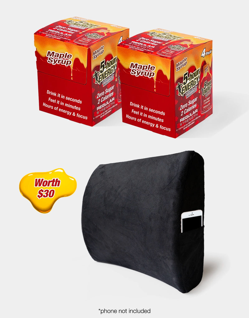 Maple Syrup Exclusives: Free Back Support Cushion